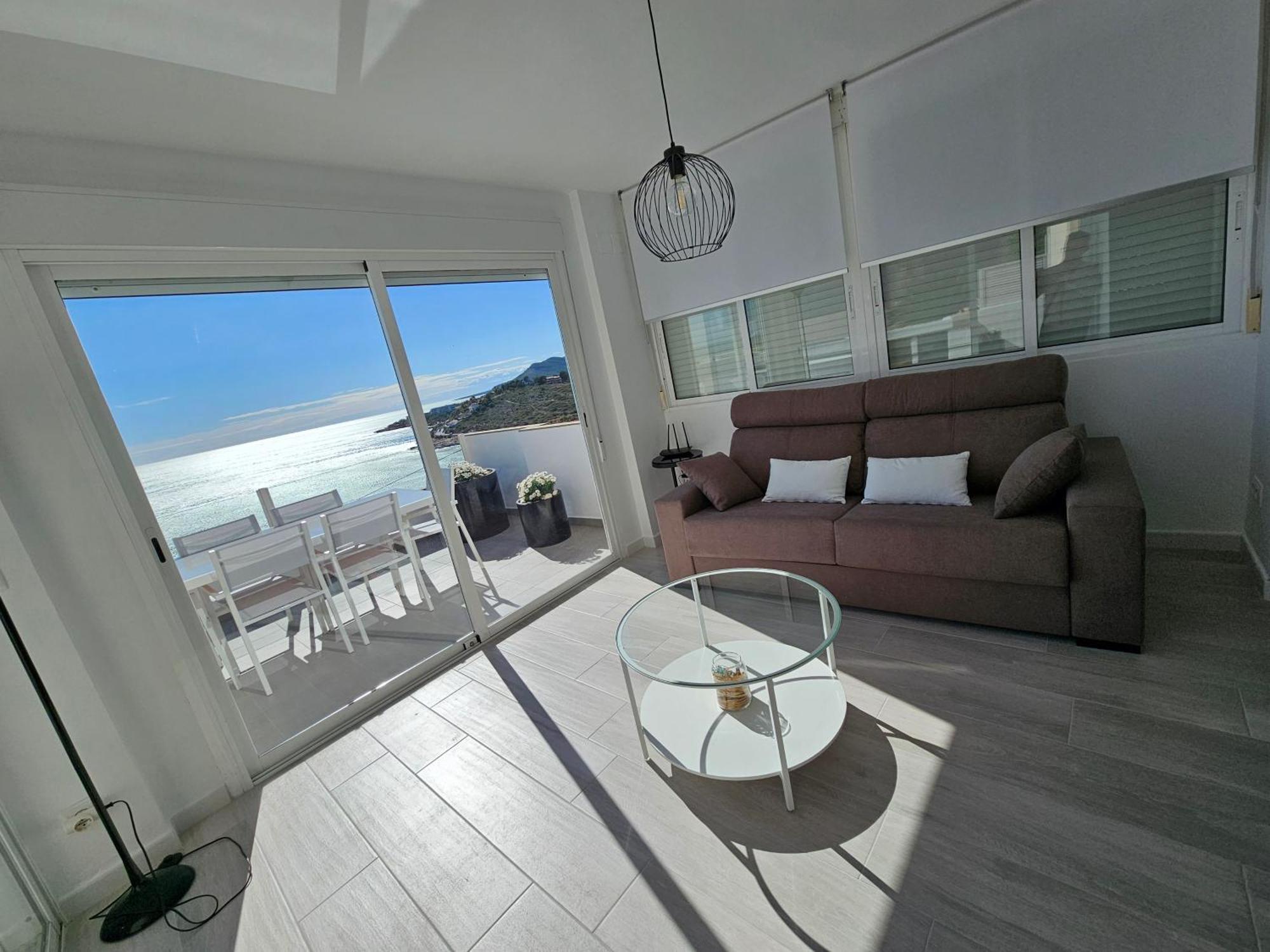 Fantastico Duplex Con Vistas Impresionantes Al Mar Lägenhet Peñíscola Exteriör bild