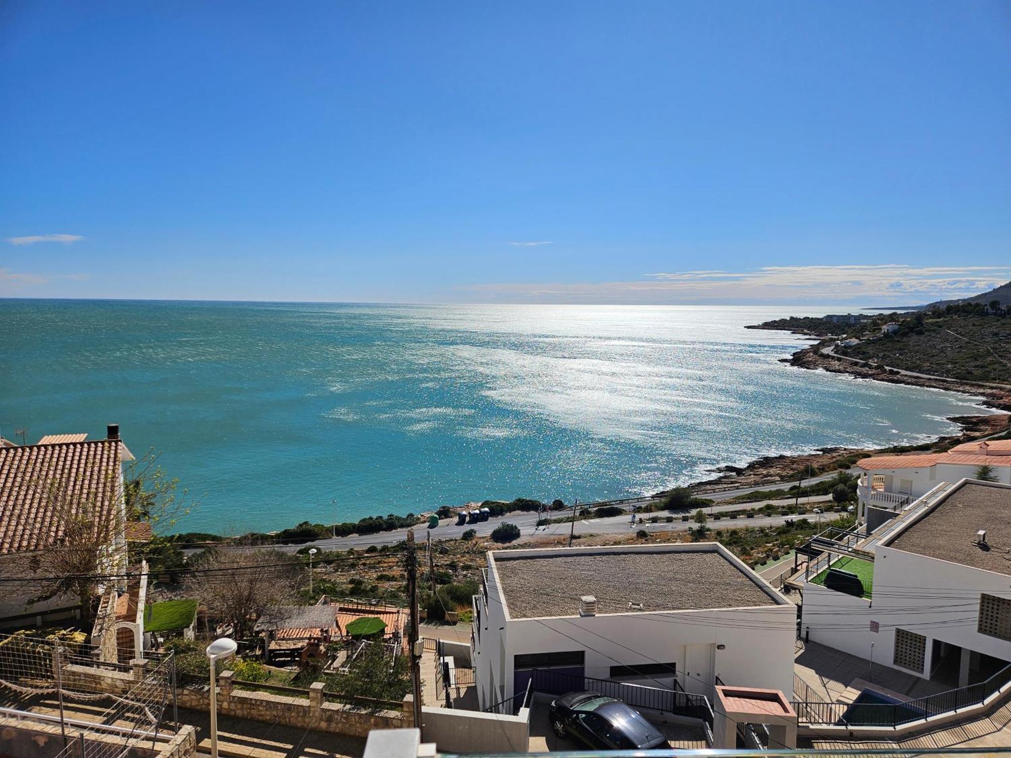 Fantastico Duplex Con Vistas Impresionantes Al Mar Lägenhet Peñíscola Exteriör bild