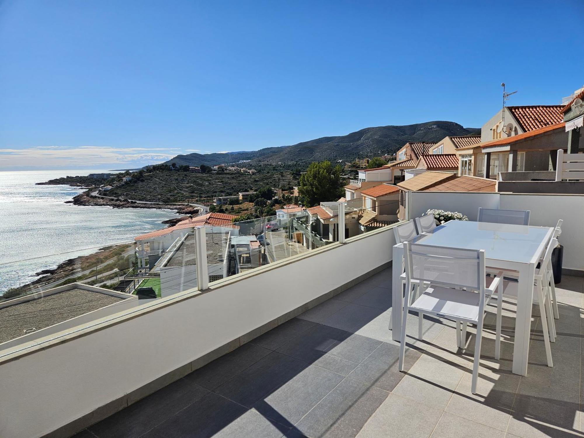 Fantastico Duplex Con Vistas Impresionantes Al Mar Lägenhet Peñíscola Exteriör bild