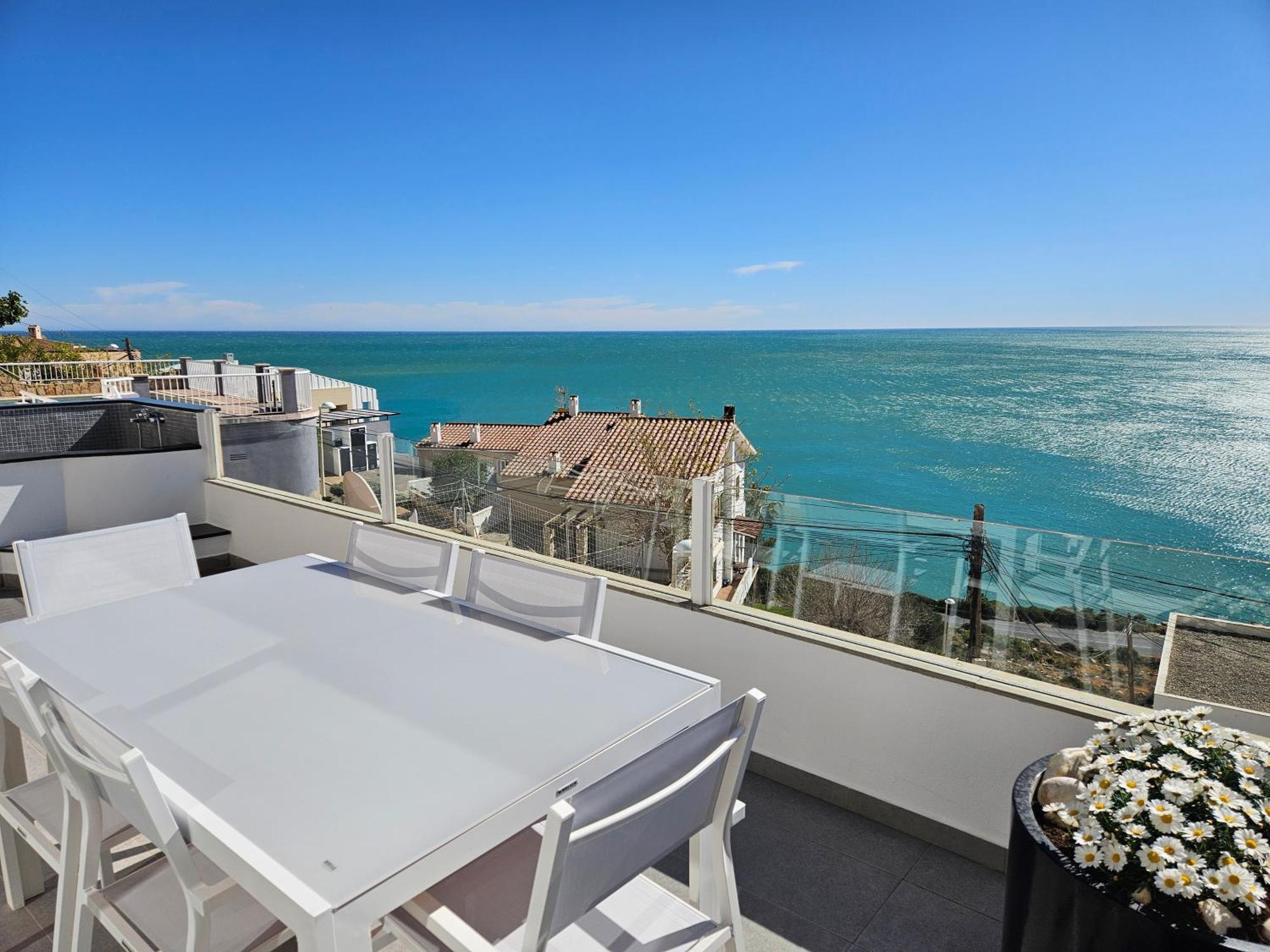 Fantastico Duplex Con Vistas Impresionantes Al Mar Lägenhet Peñíscola Exteriör bild