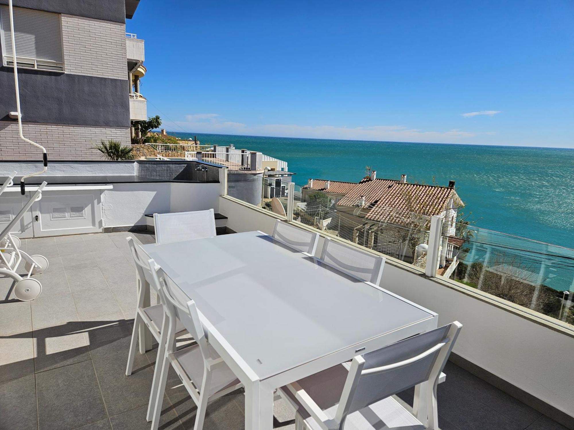 Fantastico Duplex Con Vistas Impresionantes Al Mar Lägenhet Peñíscola Exteriör bild