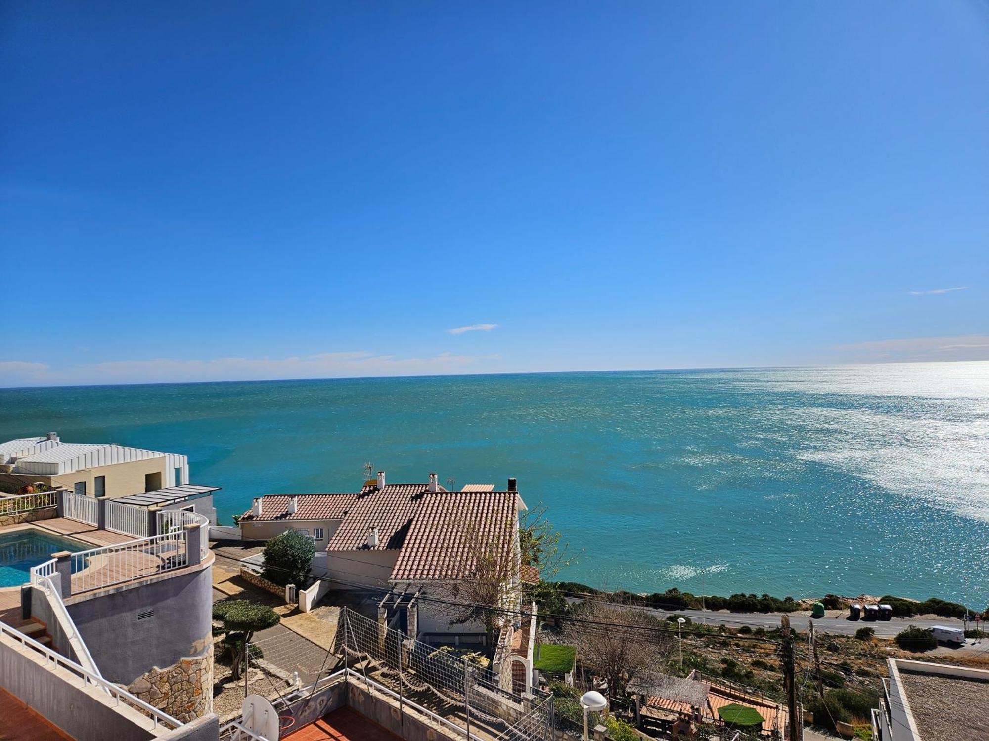 Fantastico Duplex Con Vistas Impresionantes Al Mar Lägenhet Peñíscola Exteriör bild